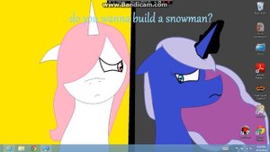 do you wanna build a snowman? pmv