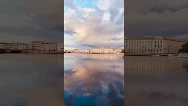 🇷🇺 Санкт-Петербург. Вид на Неву с Английской набережной.