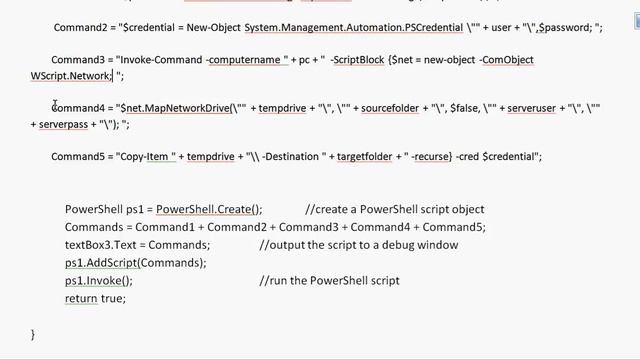 PowerShell GUI code explanation