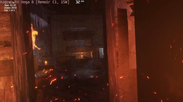🎮 AMD Radeon RX Vega 8 [R4000/5000, 15W] - Metro Exodus gameplay benchmarks (1080p)