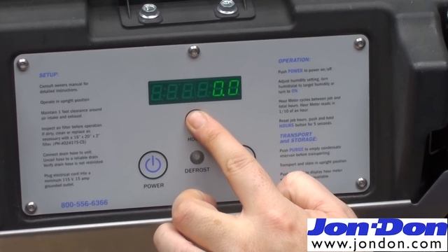 R340 Dehumidifier Demo/Review - Jon-Don Video