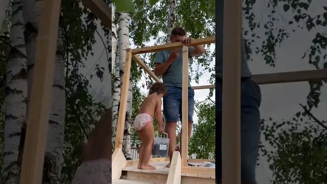Домик на дереве. Строим