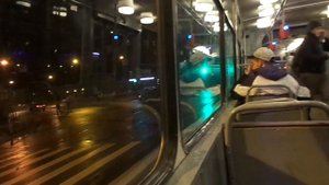 Трамвай Санкт-Петербурга 8-633: ЛВС-86К б.5005 по №38 (16.09.18)