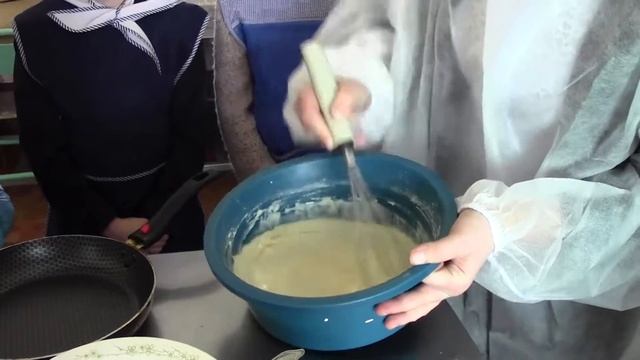 Мастер класс по изготовлению блинов воскресной школы Казанского храма села Ламское