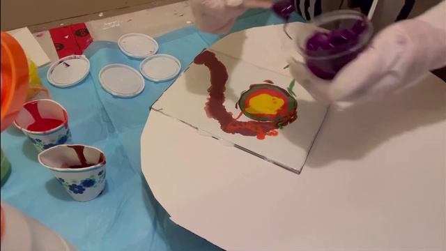 (103) plastic 5x7 picture frame experiment. Leftover paints смотреть онлайн