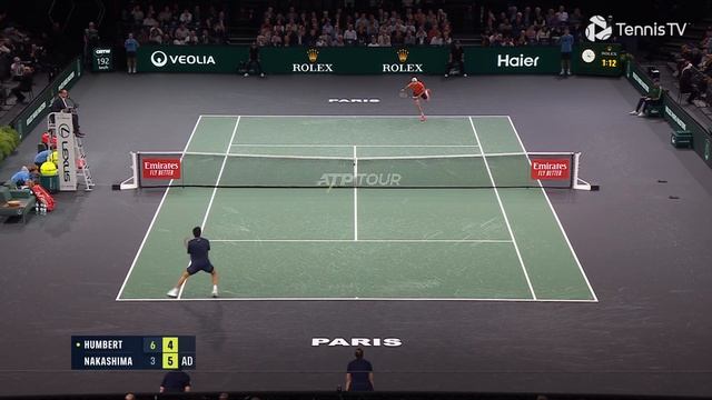 Electric Paris Atmosphere In Humbert vs  Nakashima  |  Paris 2024 Highlights