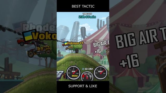 ⚠️ NEW Community Showcase ⚠️ (Fun Map) - Hill Climb Racing 2 #shorts #hcr2