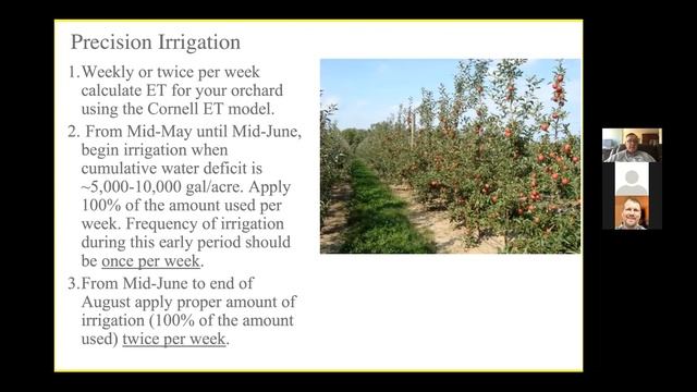 Summer Fruit Series - Managing Irrigation in Apple Orchards this Season смотреть онлайн