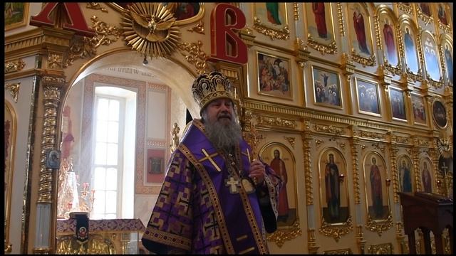 Проповедь епископа Максима в престольный праздник Елецкого Знаменского монастыря