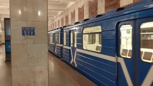 Электропоезд 81-717/714 "Номерной" станция Московская (Нижегородский метрополитен) 1.07.2020