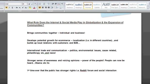 What Role Does the Internet & Social Media Play in Globalization & the Expansi... : The Tech Factor