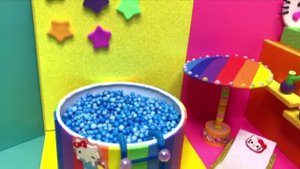 красочный домик из картона своими руками