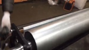 Изготовление трубы 2м на вальцовочном станке RME 2000x1.2мм.