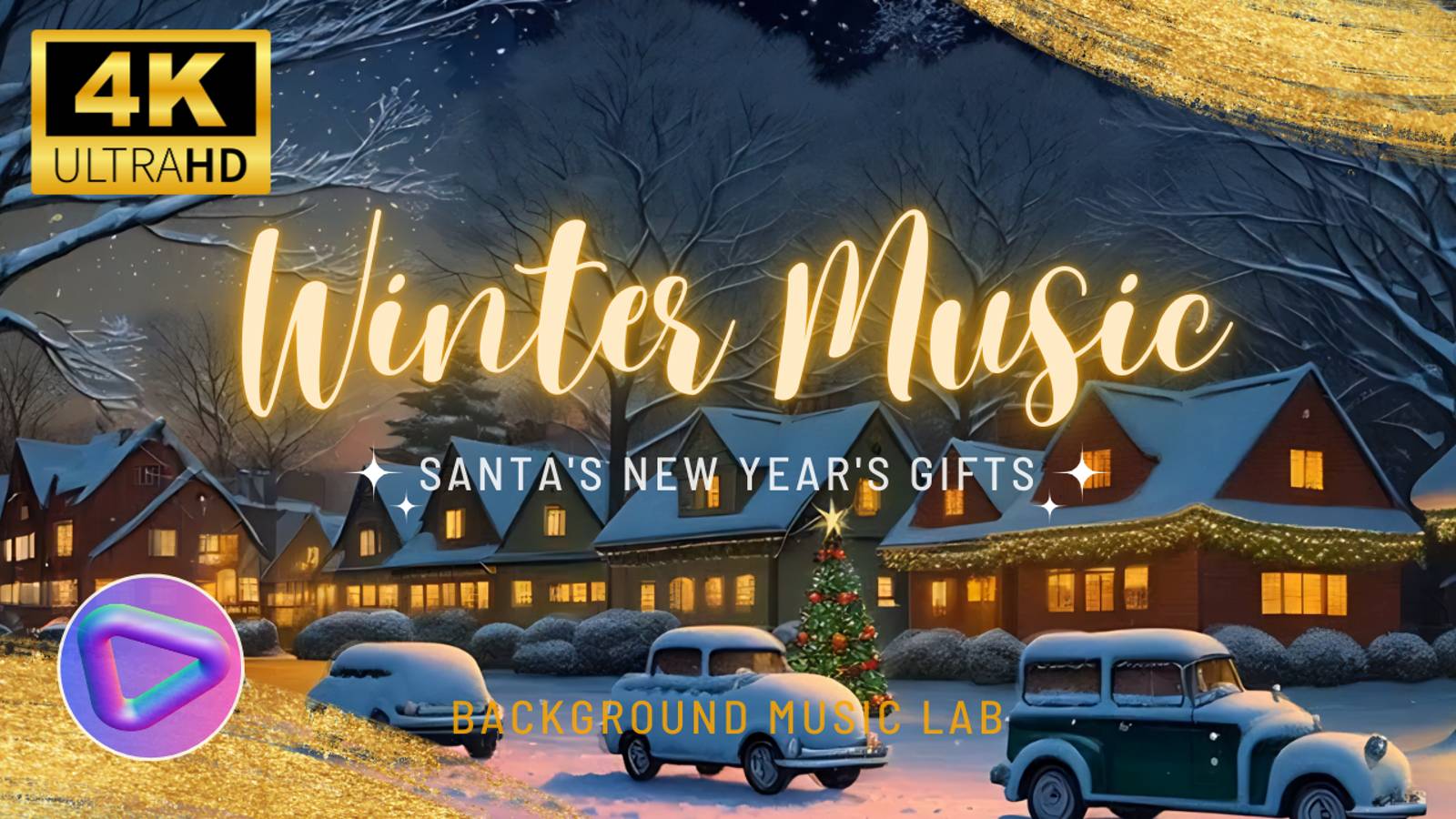 Santa's New Year's Gifts  Beautiful and Inspirational Winter Background Music