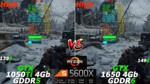 Metro Exodus - GTX 1050Ti vs GTX 1650 | Ryzen 5600x