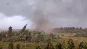 Торнадо в Андреаполе #Russia #Tver #Tornado