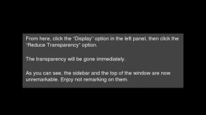 How to Disable Window Transparency in macOS