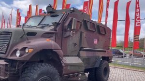 Трофейный Абрамс и леопард в Москве. Музей трофейной техники СВО