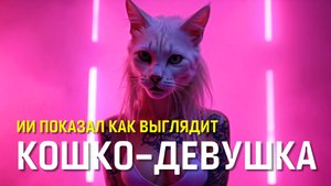 ИИ показал как выглядит Кошко-Девушка (это вам не квадроберы!)