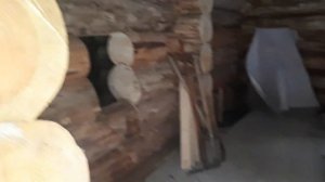Баня из Рубленного бревна в стиле "ДИКИЙ СРУБ"