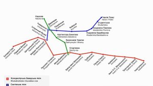 История развития сети Харьковского метрополитена за 60 секунд