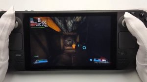 Steam Deck Gameplay - Doom + 40Hz Mode - SteamOS
