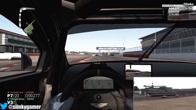 Projet Cars Gameplay - Race Aston Martin V12 Vantage GT3 @ Silverstone