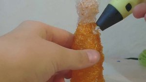 кошка с помощью 3D ручки!