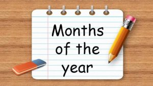 Months of the Year - Vocabulary_Месяцы на английском. Учим названия всех 12 месяцев