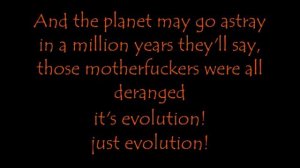 Korn evolution (with lyrics)