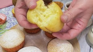 ВОЗДУШНЫЕ ВАНИЛЬНЫЕ КЕКСЫ ( КАПКЕЙКИ ) на сметане ✨ Без миксера/ Самый простой рецепт