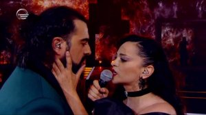 Теона Дольникова поет РОК ВЕРСИЮ на песню АДЕЛЬ Rolling in the deep вместе с Леваном Метревели