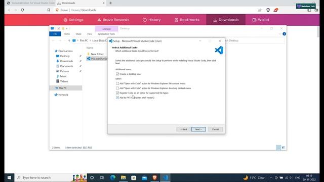 How to download vs code in windows and set up vs code in windows 7,8,10 and 11 #visualstudiocode