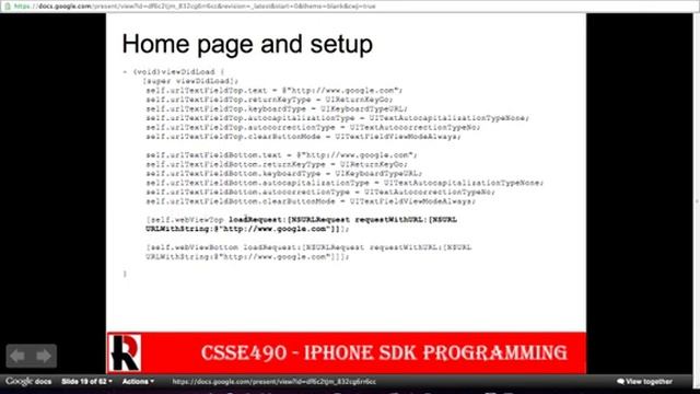 iOS Development Course Fall 2010 Lecture 32 - UISplitViewController (DualBrowser Part 1) смотреть онлайн