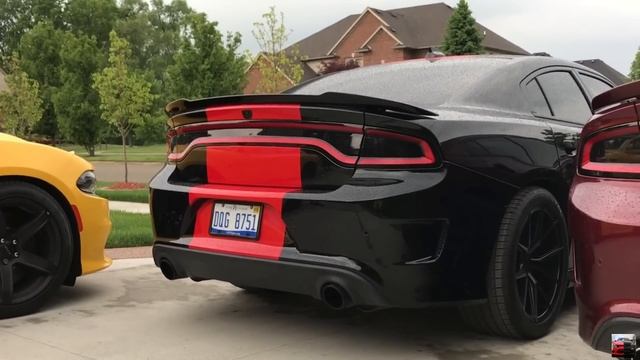 Hellcat Charger Exhaust! Which setup sounds the best!?! смотреть онлайн
