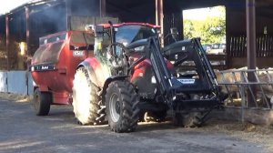 Feeding the Cattle with Case Farmall & HiSpec, Loading with Merlo
