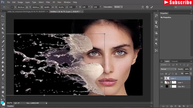 splash water effect in photoshop tutorial cc