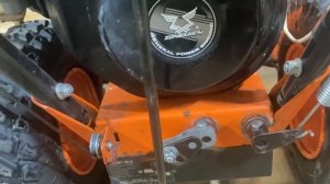 Увеличиваем скорость снегоуборщика PRORAB .