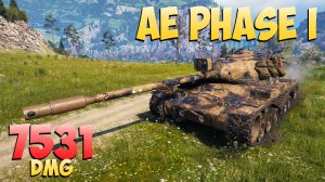 AE Phase I - 1 Фрагов 7.5K Урона - Любимый! - Мир Танков