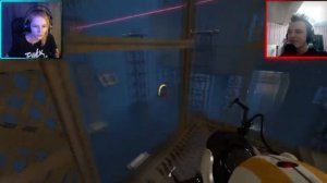 Кооператив в Portal 2, первый совместный эфир на канале, в гостях у нас pumpkinika // моменты