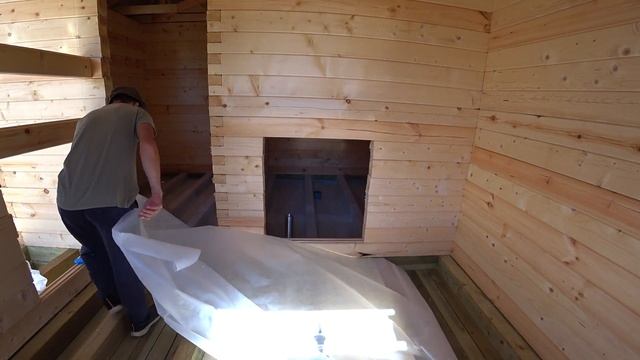 Баня 5х4 из бруса с небольшой террасой смотреть онлайн