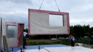 Сборка дома Технониколь