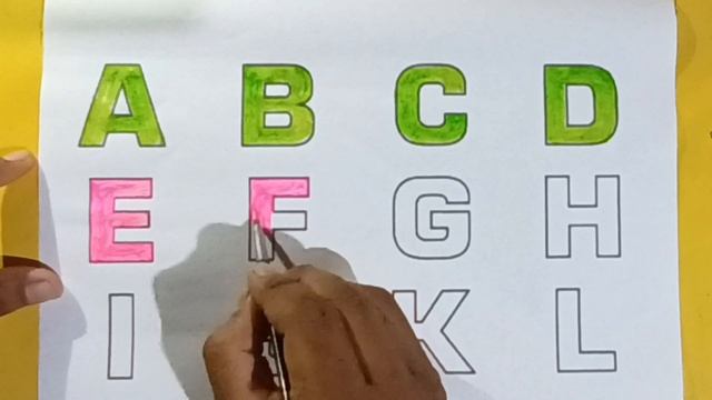 Abc phonics, A for apple,write a alphabet #aforapple #kidsvideos