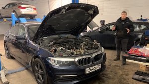 Ремонт BMW G30 520d Дизель слабые места, ремонт мотора B47