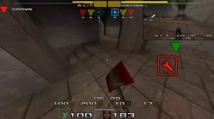 Thunderdome 9 - Bulat vs speedball, map 1 (aerowalk) - QuakeWorld