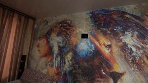 Повесил ПРОЕКТОР LG HU70LS за стеной, я молодец!