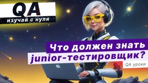 Что Обязательно должен знать ДЖУН Тестировщик??