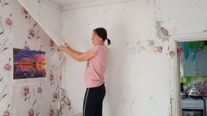 Начинаю ремонт.Сдираю обои.Обзор покупок.