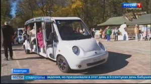 В городском парке Ессентуков появились электрокары
