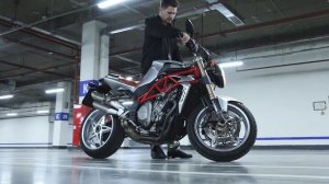 MV Agusta Brutale 910s Exhaust . High Quality Sound Record. HQSR.